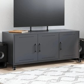 Móvel de TV 100,5x39x43,5 cm aço antracite