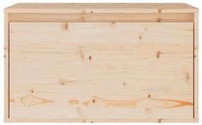 Armário de parede 60x30x35 cm madeira de pinho maciça