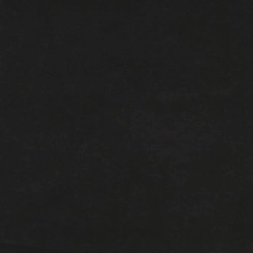 Banco com encosto 119,5x64,5x75 cm veludo preto