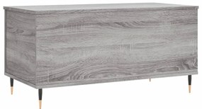 Mesa de centro 90x44,5x45 cm derivados de madeira cinza sonoma