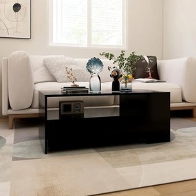 Mesa de centro 102x55x42 cm derivados de madeira preto
