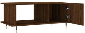 Mesa centro 90x50x40 cm derivados de madeira carvalho castanho