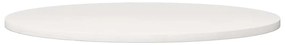 Tampo de mesa redondo Ø80x3 cm madeira de pinho maciça branco