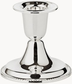 Castiçal prateado Perla, conjunto de 2