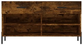 Banco sapateira 102x35x55 cm deriv. madeira carvalho fumado