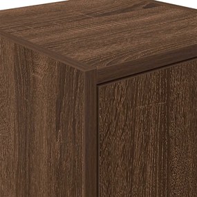 Armários de parede para garagem 2pcs derivados de madeira