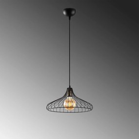Chandelier Depay – Preto Antique – 36 x 36 x 30-120 cm
