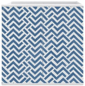 Caixas de arrumação dobráveis 10 pcs 32x32x32 cm TNT azul