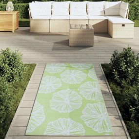 Tapete de exterior 80x150 cm PP verde