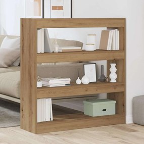 Cabide de Livros/Divisor de Ambientes em Carvalho Artesanal - 100x30x1