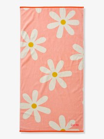 Toalha de praia / de banho POP, personalizável rosa