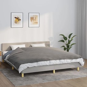 vidaXL Manta pesada c/ cobertura 11 kg 155x220 cm tecido cinza