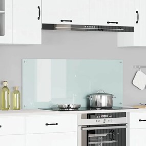 Revestimento de Cozinha vidaXL Branco 120x50x0,6 cm em Vidro Temperado