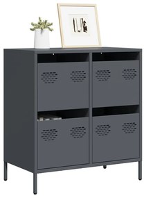 Aparador 68x39x73,5 cm aço laminado a frio antracite
