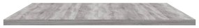 Prateleiras de parede 4pcs derivados de madeira cinzento sonoma
