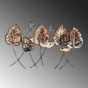 Acessório Decorativo de Parede Casting Leaf – Multicolor – 67 x 112 cm
