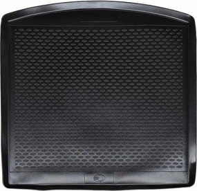 vidaXL Tapete de Porta-Malas Preto Borracha