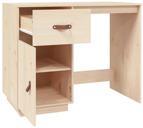 Secretária 95x50x75 cm pinho maciço