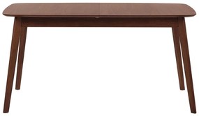 Mesa de jantar extensível castanha escura 120/150 x 75 cm MADOX Beliani