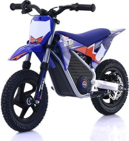 Mini moto elétrica para crianças Minicross electrica 250W 12/12"  Warrior MX-E250 Azul