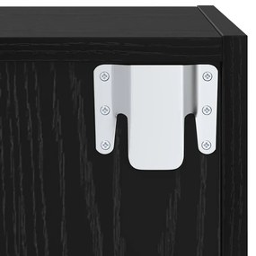 Conjunto de Estantes para TV 2 pcs Carvalho preto
