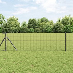 Cerca Euro Cinza 0.4x25 m Aço