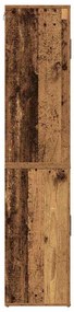 Armário Alto Madeira Antiga 80x33x150 cm Madeira de Engenharia