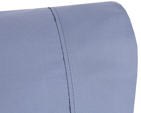 50x105 cm - 2 Fronhas P/ almofada de dormir - 100% algodão percal 200 fios: Azul 2 Fronhas 50x105 cm - Vies em 1 só abertura - Fecha com pala interna