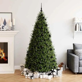 vidaXL 111 pcs conjunto de enfeites de Natal poliestireno preto