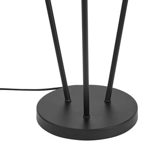 Moderne vloerlamp zwart 3-lichts GU10 35mm - Thomas Moderno