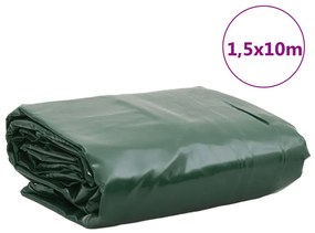 Lona 1,5x10 m 650 g/m² verde