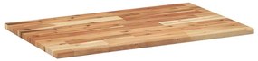Tampo de secretária 100x50x2 cm acácia maciça acabamento a óleo