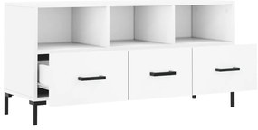 Móvel de TV 102x36x50 cm derivados de madeira branco