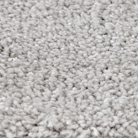 Tapete Shaggy com Fundo de Látex Cinza 240x340 cm