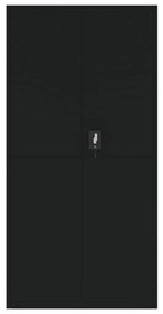 Arquivador 90x40x220 cm aço preto