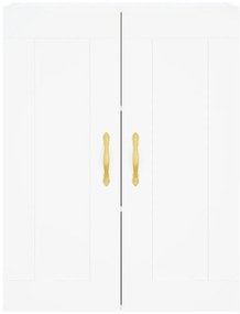 Armário alto 69,5x34x180 cm derivados de madeira branco