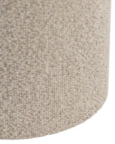 Abajur Boucle taupe 20/20/20 Design,Moderno