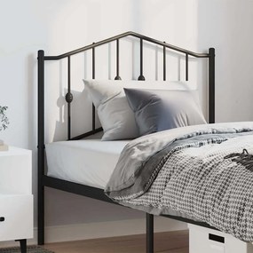 Cabeceira de cama 100 cm metal preto