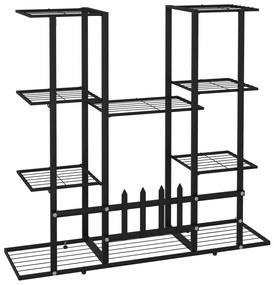 Suporte de vasos 94,5x25x89 cm ferro preto