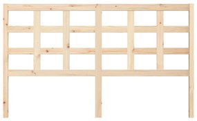 Cabeceira de cama 165,5x4x100 cm pinho maciço