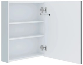 Armário espelhado para casa de banho com LED 50x13,5x60 cm