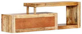 Móvel de TV 120x30x40 cm madeira de mangueira maciça