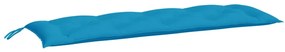 Almofadões banco jardim 2 pcs tecido oxford azul-claro
