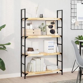 vidaXL Prateleira flutuante 100x20x4 cm acácia maciça não tratada