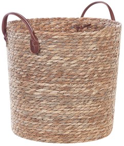 Conjunto de 2 cestos em fibra de algas cor natural SAYJAR Beliani
