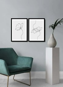 Pintura Decorativa em MDF com Moldura 2Psctcız-008 – Multicolor – 36 x