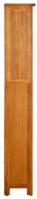 Estante com 5 prateleiras 70x22x140 cm madeira carvalho maciça