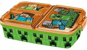 Caixa Sanduíche Minecraft Plástico