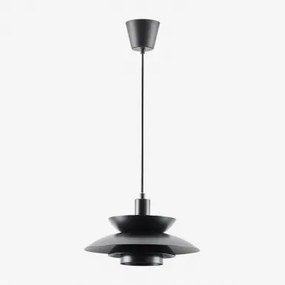 Lâmpada De Teto Suspensa Em Ferro Alicia Preto - Sklum