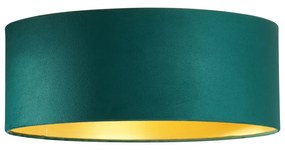 Plafon moderno veludo verde 40cm incl. LED regulável em 3 níveis - Sue Moderno